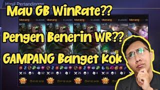 Cara GB Winrate mobile legends 2023 (Cara GB wr mobile legends 2023) Cara GB mmr mobile legends