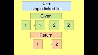 HOW TO REMOVE DUPLICATES FROM A SORTED LINKED LIST