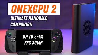 Power up your ALLY X,  Legion Go, or most other handhelds. Onexgpu 2 is here!