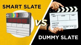 Smart Slate vs Dummy Slate | The Best Film Slate For Your Set