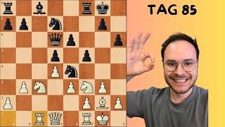 Ich spiele jeden Tag Schach bis 2200 ELO - Tag 85