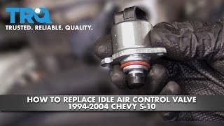 How to Replace Idle Air Control Valve 1994-2004 Chevy S-10