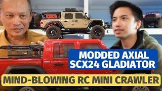 Modified Axial SCX24 Gladiator - Mind-blowing scale rc 1/24 mini crawler