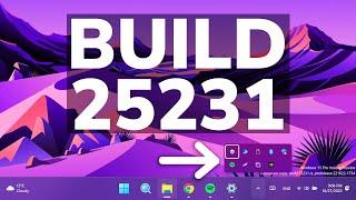 New Windows 11 Build 25231 – Tablet Taskbar and New System Tray Enabled for Everyone and Fixes (Dev)