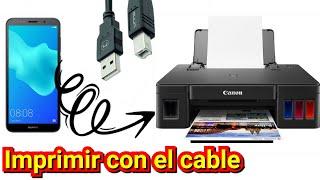 Como imprimir con un teléfono celular / cable USB/OTG/Adaptador