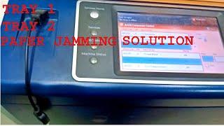 paper jamming solution xerox 5855 machine | how to run transport motor