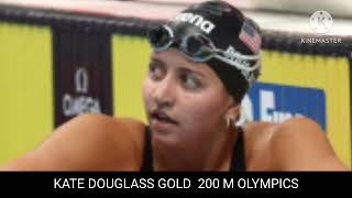 Kate douglass gold || Kate gold in 200 meter swimming