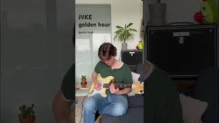 JVKE - golden hour (#guitarloop) #guitar #electricguitar #music