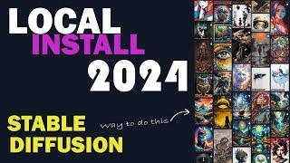 How To Install Stable Diffusion Automatic1111 WebUI latest version 2024 (Setup Guide) Easy Diffusion