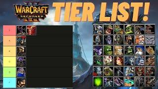 The Ultimate WC3 Tier List!