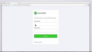 Lexmark Print Management—Using the cloud web portal