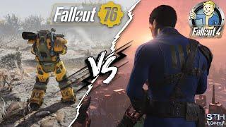 Fallout 4 VS Fallout 76  Где Выше Урон и Сложнее игра?