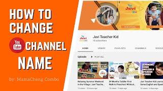 How to Change Your YouTube Channel Name Without Affecting Google Account | Fast & Easy | Turn on CC