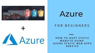 Azure for Beginners: How to host static website on Azure Static Web Apps