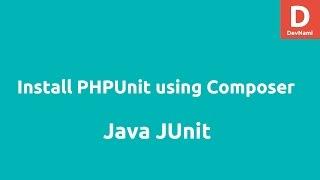 Install PHPunit using Composer on Windows