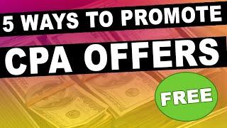 Promote CPA Offers On Youtube (Zero Ad Spend)