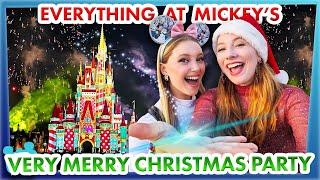 We Did EVERYTHING at Mickey's Very Merry Christmas Party in Disney World -- Shows, Snacks & MORE
