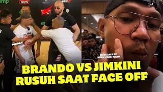 PECAHBrando Mamana disikat Jimkini Saat Sesi Face OFF! Weight In Face Off Fight Night 83 Rusuh !!