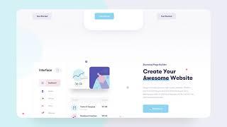 Design Inspiration: Interface Dashboard Landing Page -Animation