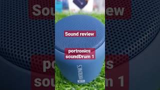 portronics soundDrum 1 Bluetooth speaker 10W sound review  1100/- around #shorts