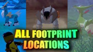 ALL Footprint Locations! Terrakion, Virizion, & Cobalion Crown Tundra Encounter Guide 