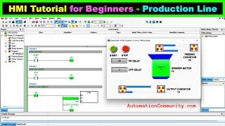 HMI Tutorial for Beginners - Production Line - Online Course