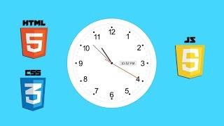 How to create analog and digital clock using HTML, CSS and JavaScript | Part-1
