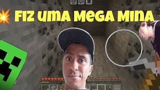  ESTOU CRIANDO UMA MEGA MINA -  MINECRAFT SOBREVIVENTE  