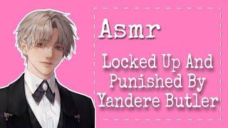 ASMR (ENG/INDO SUBS) Locked Up And Punished By Yandere Butler [Japanese Audio]
