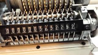 Inside a mechanical calculator