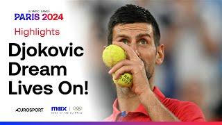 Novak Djokovic's Gold Medal dream lives on  | #Paris2024 Highlights