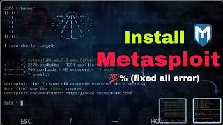 how to install metasploit in termux.