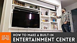 How to Make a Built-In Entertainment Center | I Like To Make Stuff