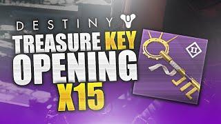 Destiny: FIFTEEN Treasure Key Rewards - Loot from Using 15 Treasure Keys