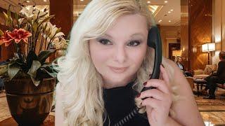 Asmr HOTEL CHECK IN RECEPTIONIST ROLEPLAY personal attention soft spoken