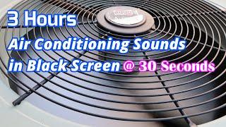 AC FAN Sounds ASMR 3 hrs in Dark Screen White Noise for Sleep & Study  Better Quality in Wav.Files