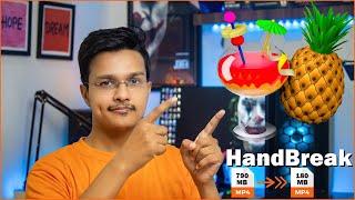 How to compress video using handbreak | How to use handbreak tutorial | Handbreak video compression