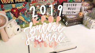 2019 k-pop bullet journal set up!