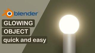 Blender Tutorial: Glowing Object in Cycles and Eevee (2023)