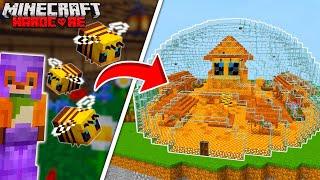 Ich habe eine Bienenstadt in Minecraft gebaut!