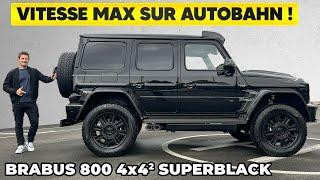 Essai Brabus 800 4x4 Superblack – Je prends une VITESSE MAX sur Autobahn !