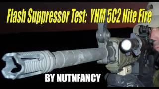 Flash Suppressor Test:  YHM Phantom 5C2