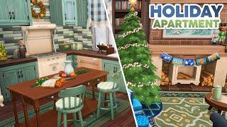 Cozy Holiday Apartment // The Sims 4 Speed Build: Apartment Renovation