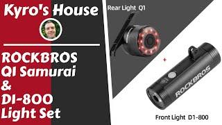 Rockbros Q1 Samurai & D1-800 Bicycle Lights