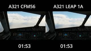 Airbus A321 vs A321neo Climb Rate | X-Plane 12