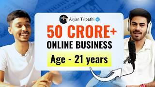 Collage Dropout to 50 Crore Online Business ft. Aryan Tripathi | The Podast Hour Ep 14