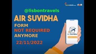 Air Suvidha form Removed