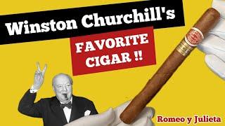 ROMEO Y JULIETA Churchills Cuban cigar review | Winston Churchill's favorite cigar | cigars365.gr