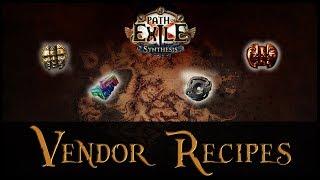 Useful Path of Exile Vendor Recipes for Beginners! | Behind Eyes Gaming