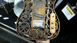 3D Printed Guitar Steampunk style @ Euromold